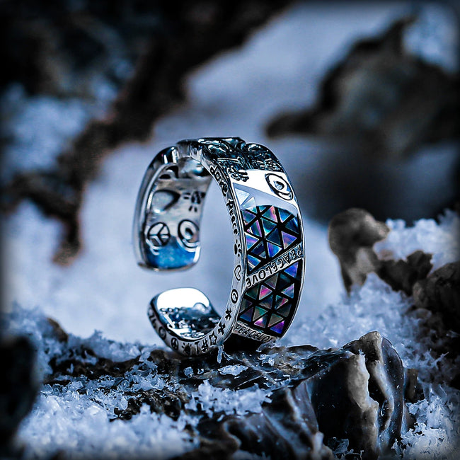 【Phantom]】Original Niche Design Baobei 925 Silver Ring Men's High-End Open Retro Ring Main Image