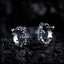 【Returning Heart]】Gothic Style Cross S925 Silver Earrings Men's Studs Niche Ear Clips Jewelry Birthday Gift
