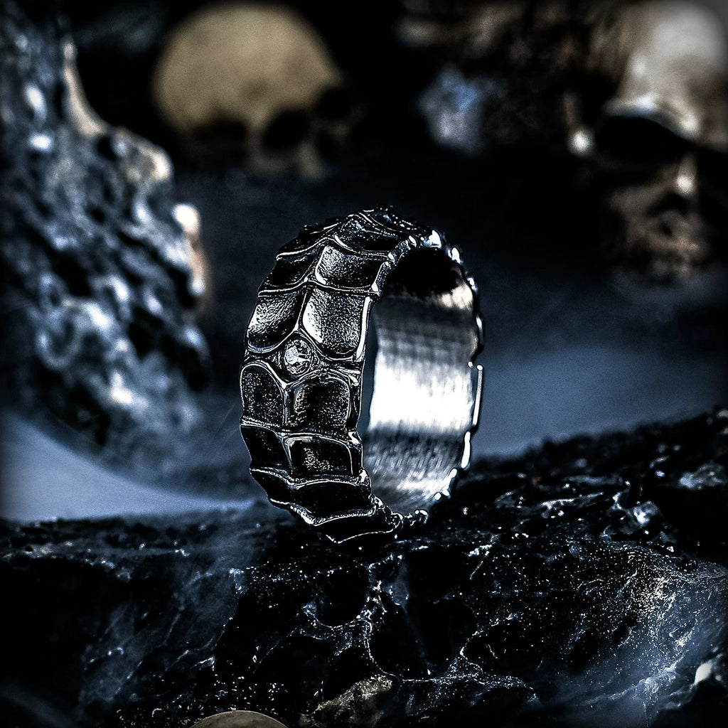 【Beached】 Niche Design Men's Ring, Personalized Titanium Steel Finger Ring, Minimalist Fashion, Versatile Accessory