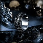 【Beached】 Niche Design Men's Ring, Personalized Titanium Steel Finger Ring, Minimalist Fashion, Versatile Accessory