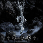 【Zhu Jiuyin]】Panlong Cross Pendant Men's 925 Silver Necklace, Premium Feel, Birthday Gift for Boyfriend