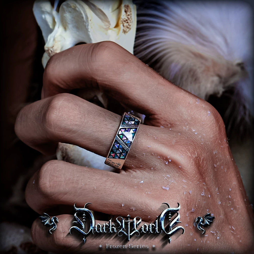 【Phantom]】Original Niche Design Baobei 925 Silver Ring Men's High-End Open Retro Ring