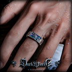 【Phantom]】Original Niche Design Baobei 925 Silver Ring Men's High-End Open Retro Ring