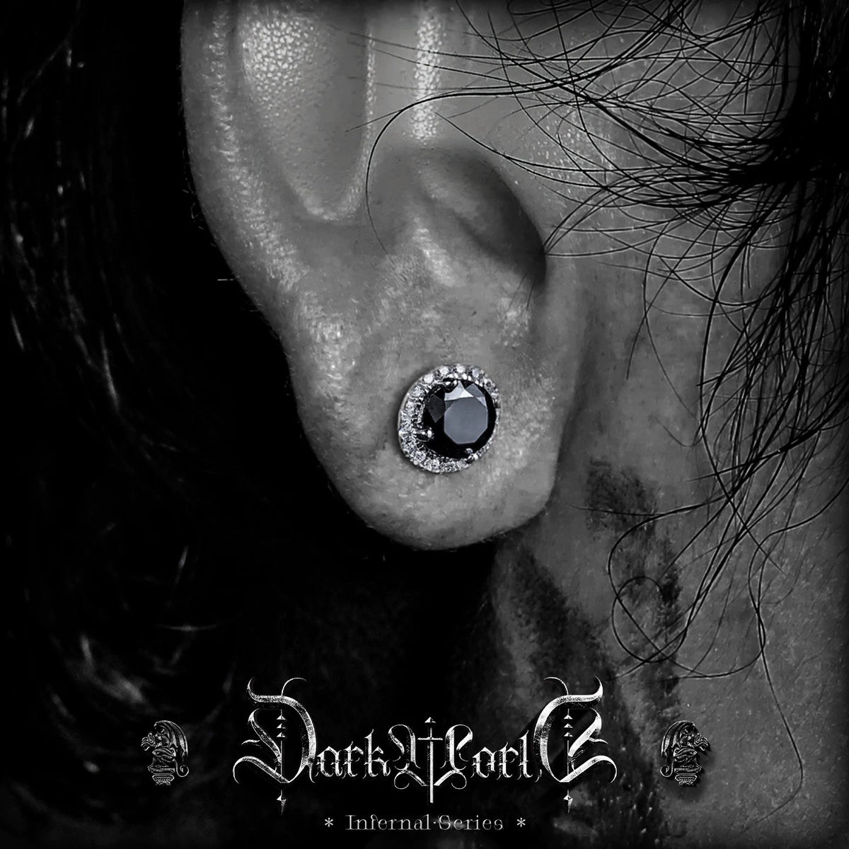 【Brilliant】 D-color moissanite stud earrings for men, 925 silver earrings for women, high-end niche style, single piece for ear care