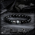 【Zhao】Natural Golden Obsidian Bracelet for Men, High-End Vintage Tiger Eye Bead Bracelet, Couple's Birthday Gift