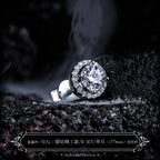 【Brilliant】 D-color moissanite stud earrings for men, 925 silver earrings for women, high-end niche style, single piece for ear care
